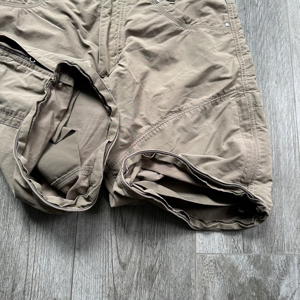 KÜHL Liberator Convertible Stealth Shorts Men's 34 Khaki Zip-Off Converted - Picture 4 of 6